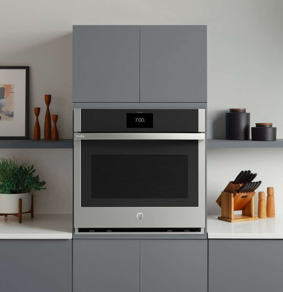 GE Profile PKS7000SNSS 27" Single Wall Oven with True European Convection - Stainless Steel GE Profile PKS7000SNSS 27" Single Wall Oven with True European Convection - Stainless Steel - Image 3