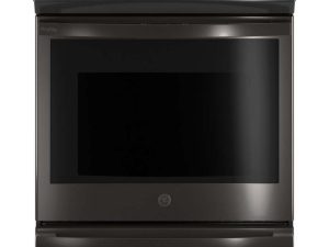 GE Profile PSS93BPTS 30" Smart Slide-In Electric Range with Hot Air Frying - Fingerprint Resistant Black Stainless Steel