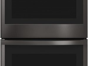 GE Profile PTD7000BNTS 30" Double Wall Oven with True European Convection - Black Stainless Steel