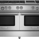 BlueStar RNB608CBV2 60" Gas Range - 8 Burners with 12" Charbroiler - Natural Gas - Stainless Steel