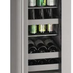 U-Line UHBV515-SG41A 15" Beverage Center Stainless Frame 5 Class Series with Lock - Right Hinge - Stainless Steel