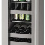 U-Line UHBV515-SG51A 15" Beverage Center Stainless Frame 5 Class Series with Lock - Left Hinge - Stainless Steel
