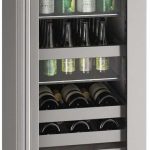 U-Line UHBV518-SG01A 18" Beverage Center Stainless Frame 5 Class Series - Reversible Hinge - Stainless Steel