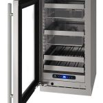 U-Line UHBV518-SG51A 18" Beverage Center Stainless Frame with Lock 5 Class Series - Left Hinge - Stainless Steel