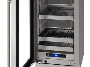 U-Line UHBV518-SG51A 18" Beverage Center Stainless Frame with Lock 5 Class Series - Left Hinge - Stainless Steel