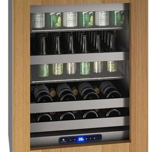 U-Line UHBV524-IG01A 24" Beverage Center Integrated Frame 5 Class Series - Reversible Hinge - Custom Panel