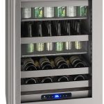 U-Line UHBV524-SG41A 24" Beverage Center Stainless Frame with Lock 5 Class Series - Right Hinge - Stainless Steel