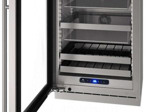 U-Line UHBV524-SG51A 24" Beverage Center Stainless Frame with Lock 5 Class Series - Left Hinge - Stainless Steel