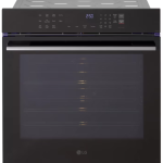 LG WSED3023B 24" Smart Compact Single Wall Oven with ProBake Convection and Air Fry - Black