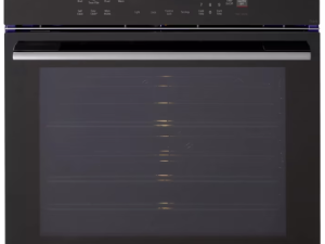 LG WSED3023B 24" Smart Compact Single Wall Oven with ProBake Convection and Air Fry - Black