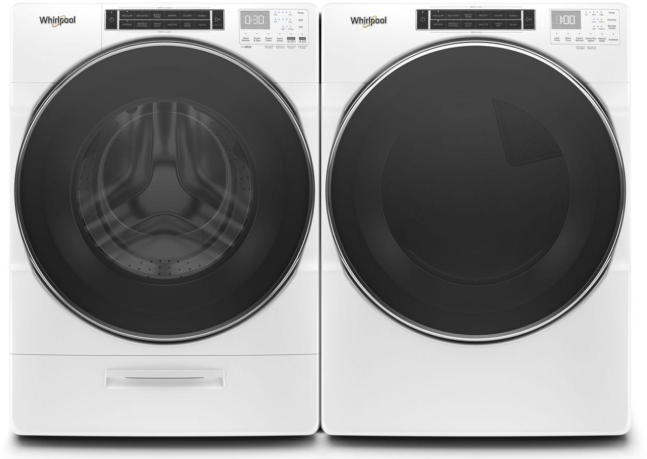 Whirlpool WGD8620HW 27" Front Load Gas Dryer 7.4 cu. ft. with Steam Refresh Cycle - White Whirlpool WGD8620HW 27" Front Load Gas Dryer 7.4 cu. ft. with Steam Refresh Cycle - White - Image 3