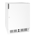 U-Line U-29RW-13A 21" ADA Solid Door Refrigerator with Lock - Right Hinge - White