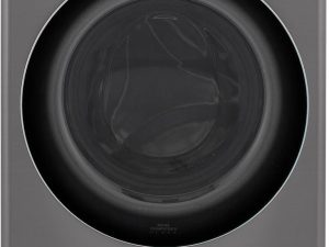 LG WM3555HVA 24" Compact Front Load Washer and Dryer Combo - Graphite Steel