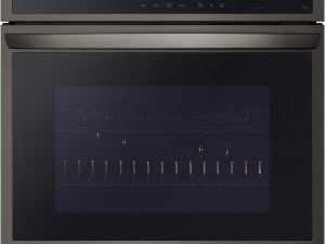 LG WSEP4723D 30" Smart Single Wall Oven with Air Fry - PrintProof Black Stainless Steel
