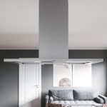 Zephyr ZMDE42BS 42" Modena Island Hood with 600 CFM - Stainless Steel
