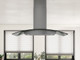 Zephyr ZREM90BBSGG 36" Ravenna Island Hood - 600 CFM - Black Stainless Steel
