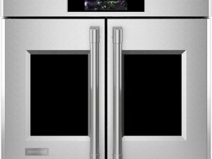 Monogram ZTSX1FPSNSS 30" French Door Wall Oven with LCD Controls and WiFi Connect - Stainless Steel