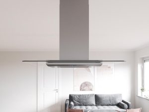 Zephyr ZVNE42BG 42" Verona Island Hood - 650 CFM - Stainless Steel